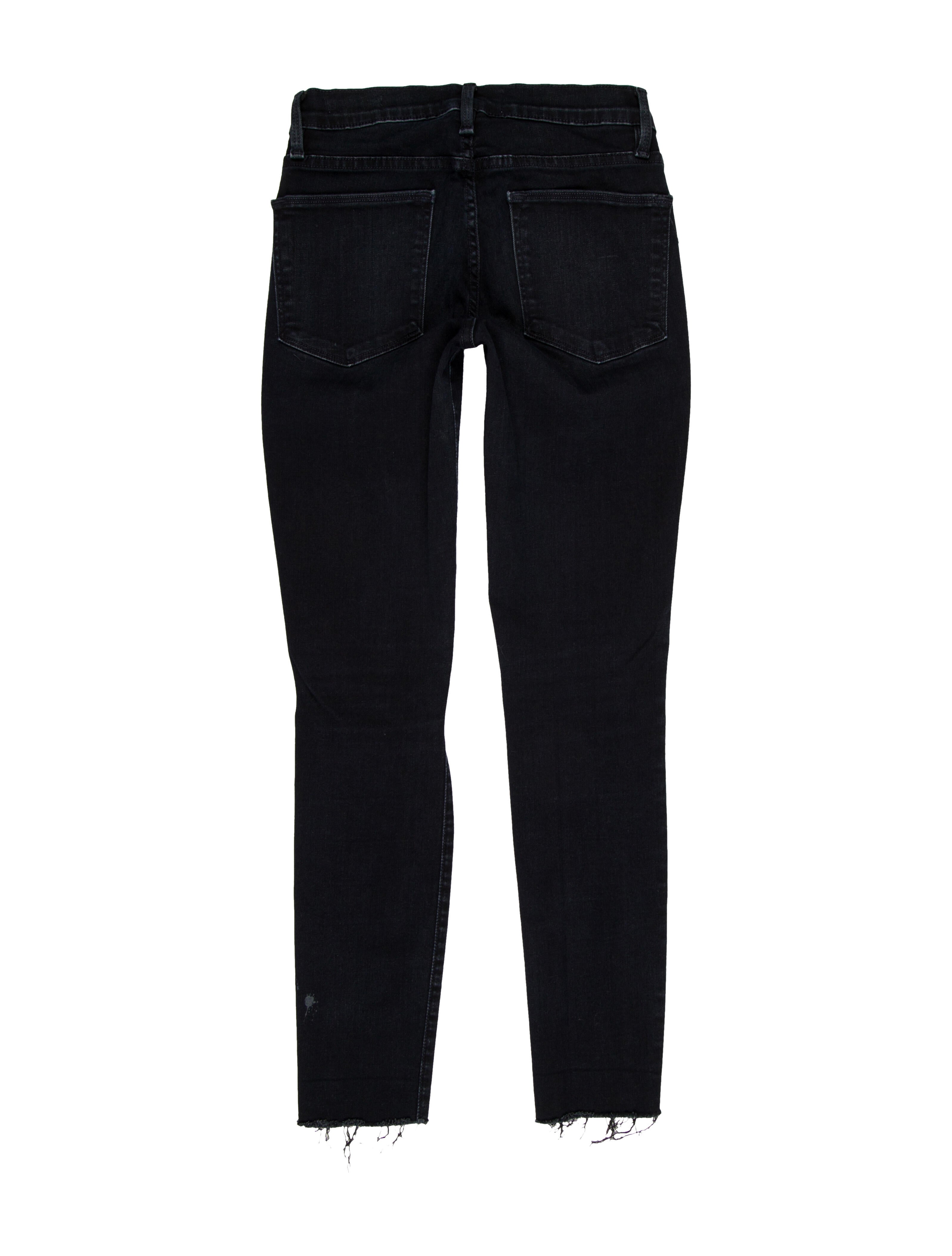 FRAME Mid-Rise Skinny Leg Jeans